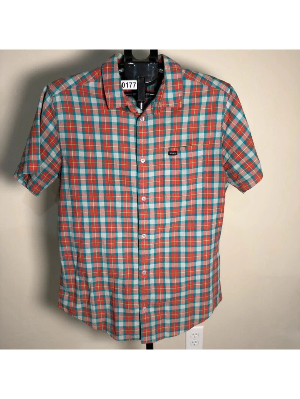 RVCA button up polo shirt